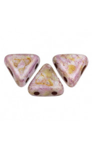 Les perles par Puca® Kheops Perlen Opaque mix rose/gold ceramic look 03000/15695